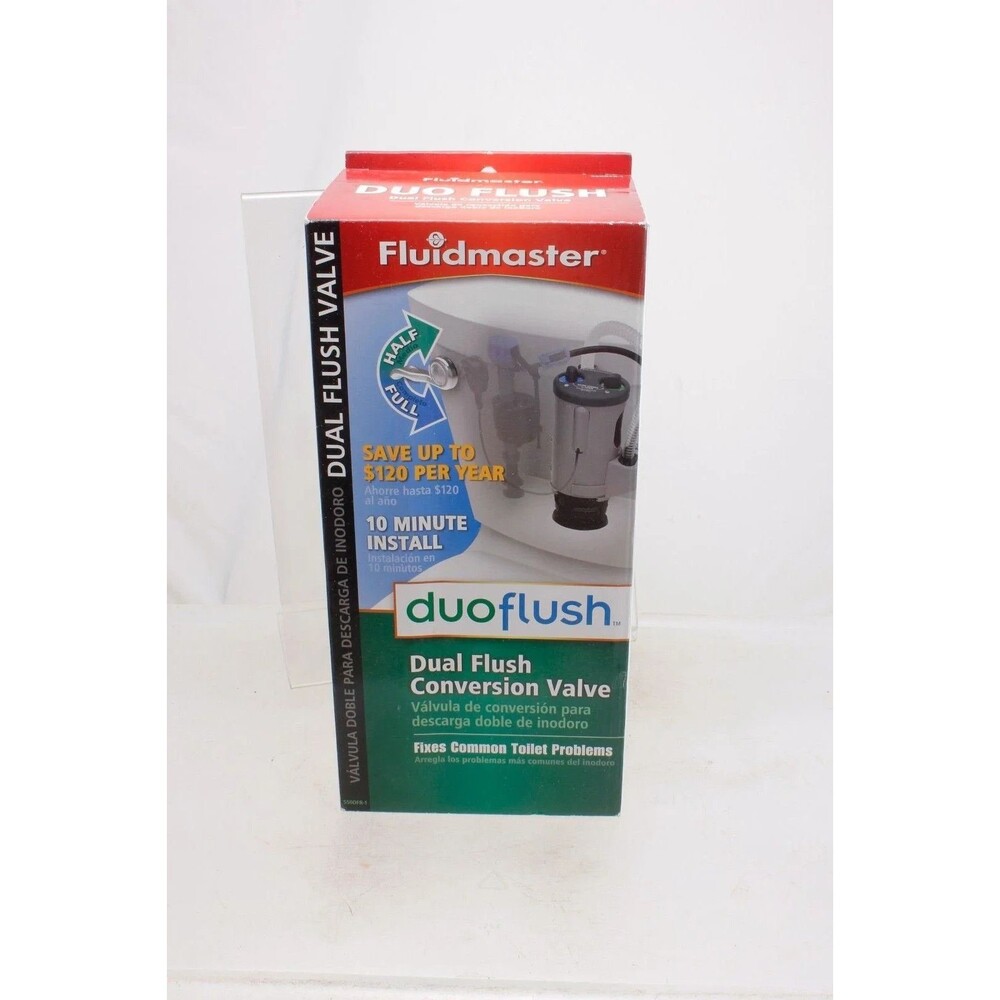 Fluidmaster Duo Flush Dual Flush Conversion Water Saving Toilet Kit